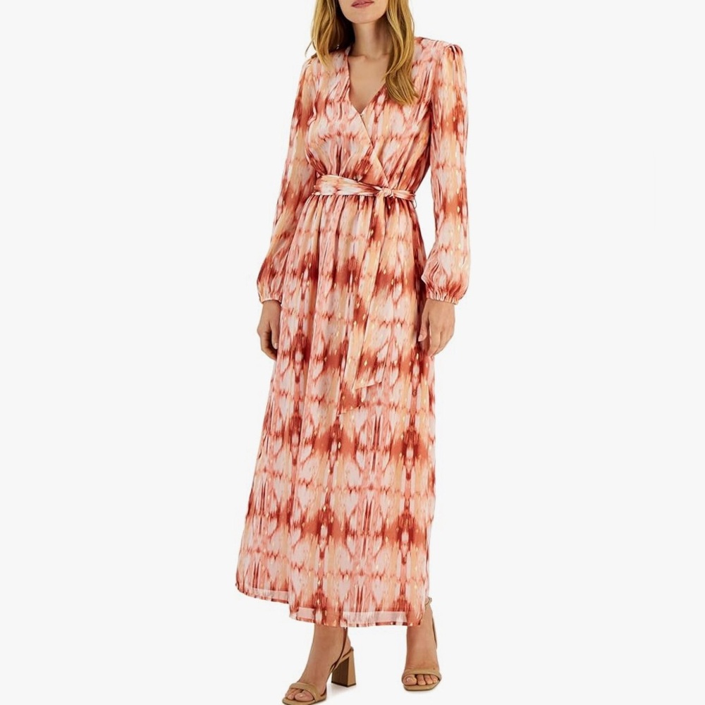 International concepts medium below knee pink dress